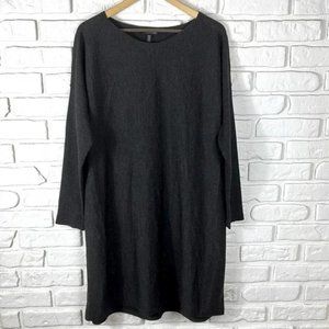 Eileen Fisher Wool Sweater Dress Size Large